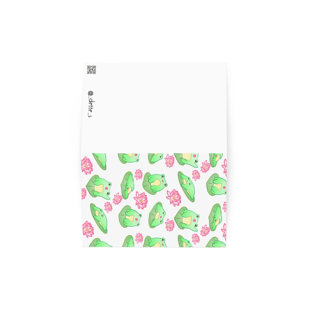 Kawaii Froggie Card product image (4)