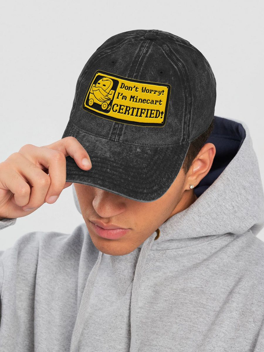 Minecart Certification Hat (rustic) product image (7)