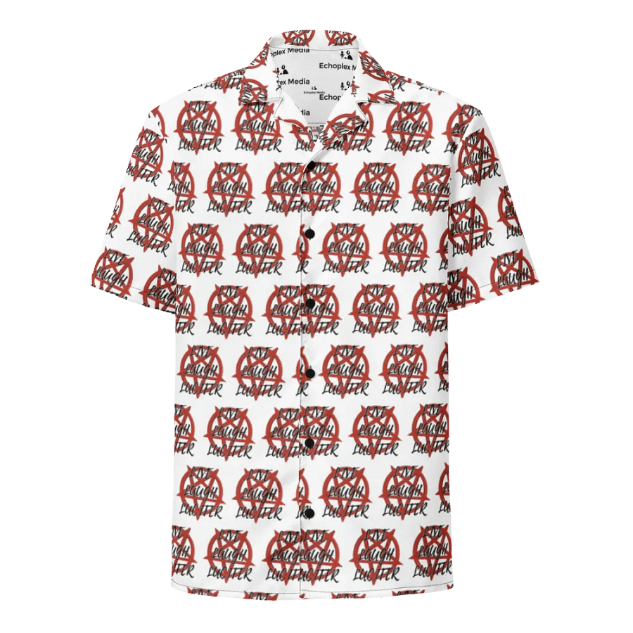 Live Laugh Lucifer Hawaiian Style Shirt - White product image (1)