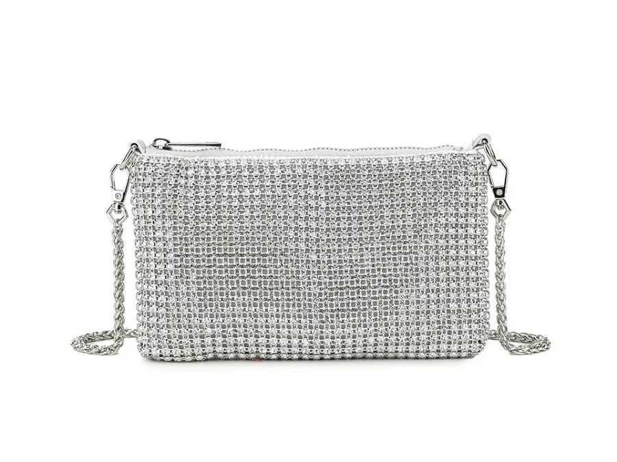 Women's Sparkly Diamante Clutch Bag Wedding product image (5)