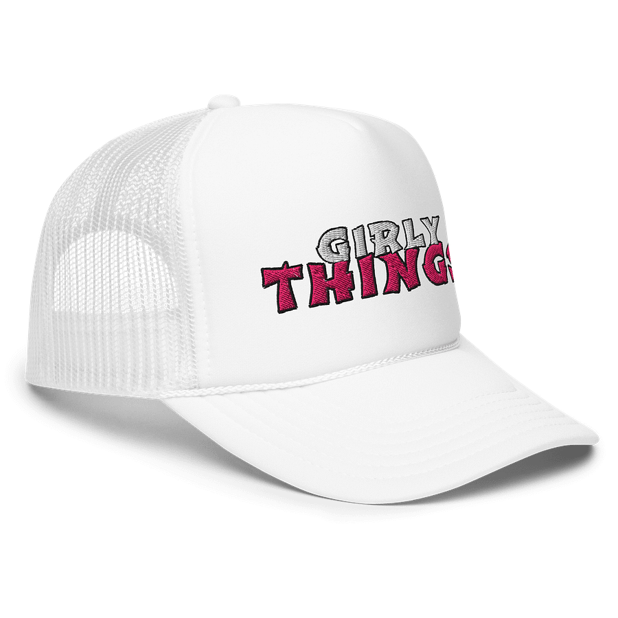 Girly Things Foam Trucker Hat product image (18)