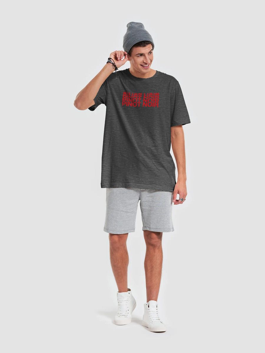 Pinot Noir Faded Text T-Shirt – Burgundy-Inspired Wine Aesthetic product image (3)
