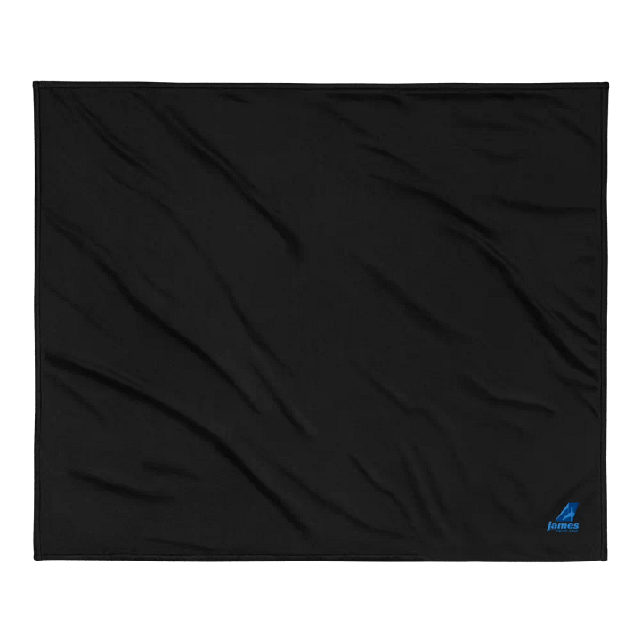 Luxury First-Class Flight Blanket - James Warren-Oliver Two-Tone Blue Tailfin product image (2)