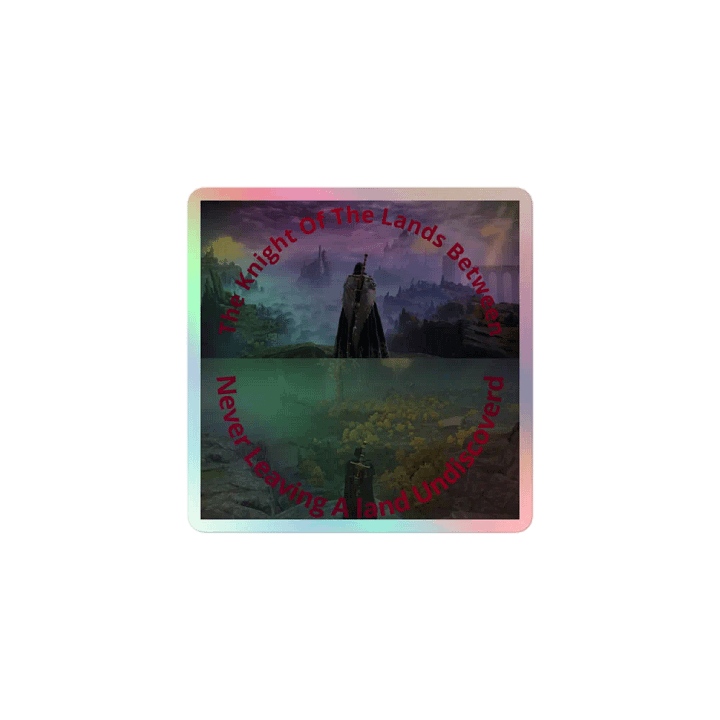 Lands Between Adventure Holographic Sticker Sheet product image (1)
