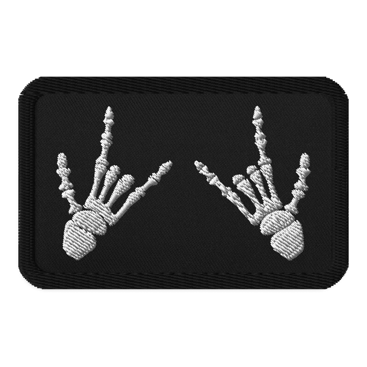 Let's Go Bone Hands Patch product image (1)