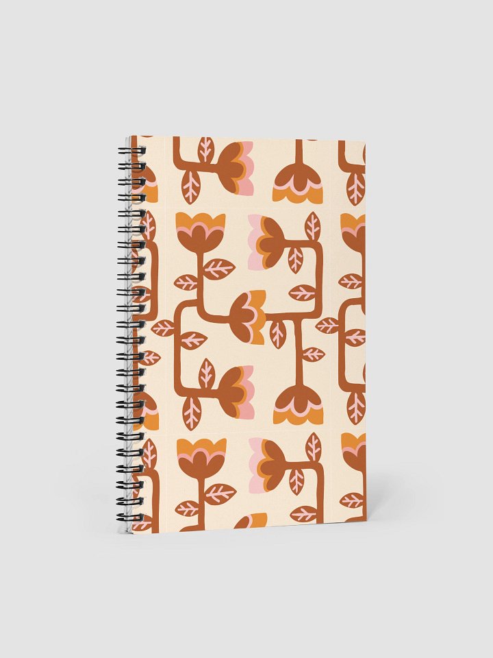 Retro Floral Fantasy Spiral Notebook product image (1)