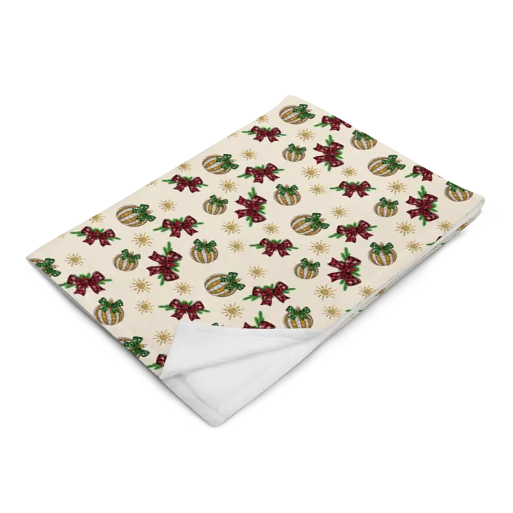 Winter Bows And Bulbs Blanket product image (2)