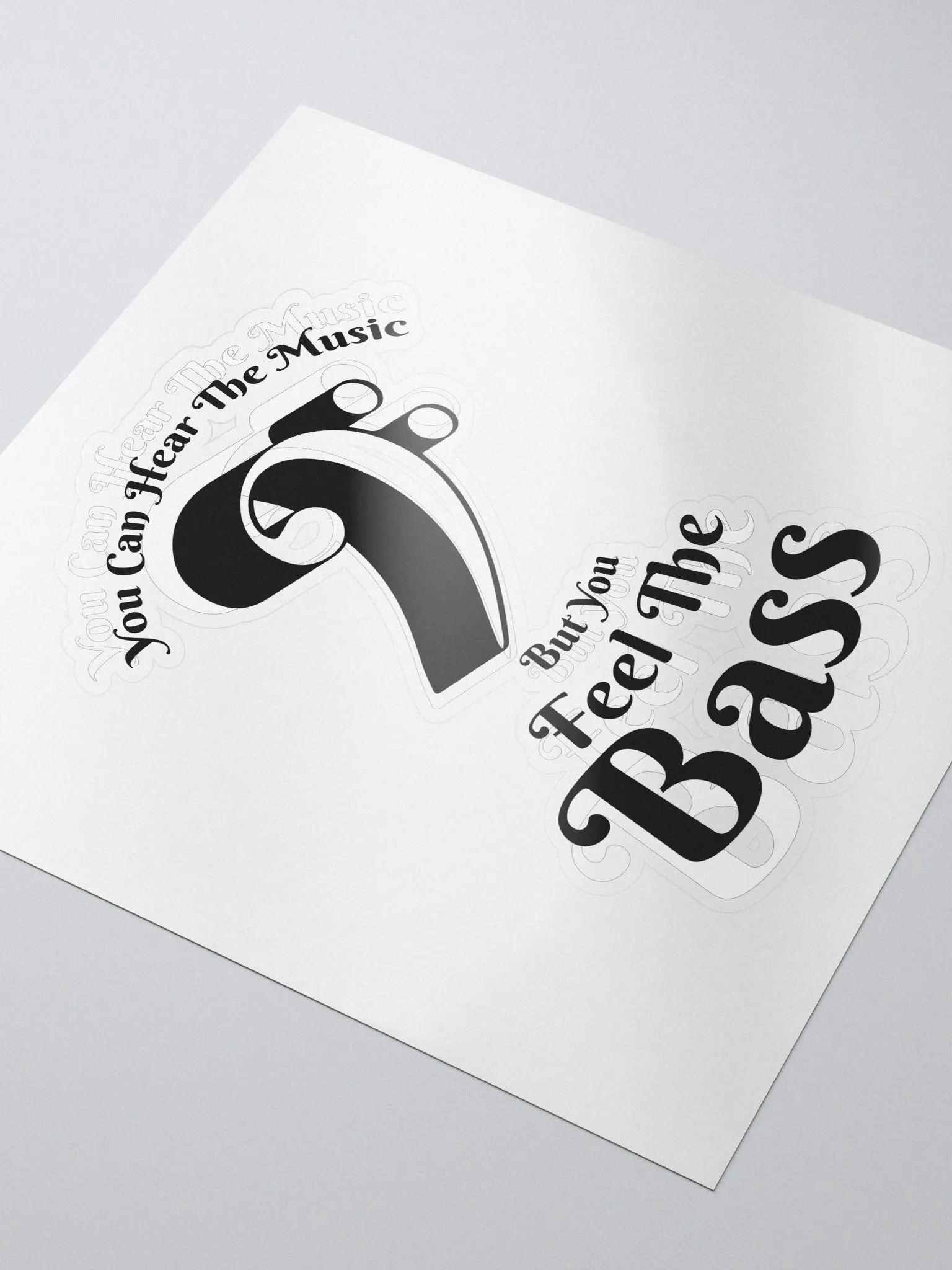 Feel The Bass - Sticker product image (3)