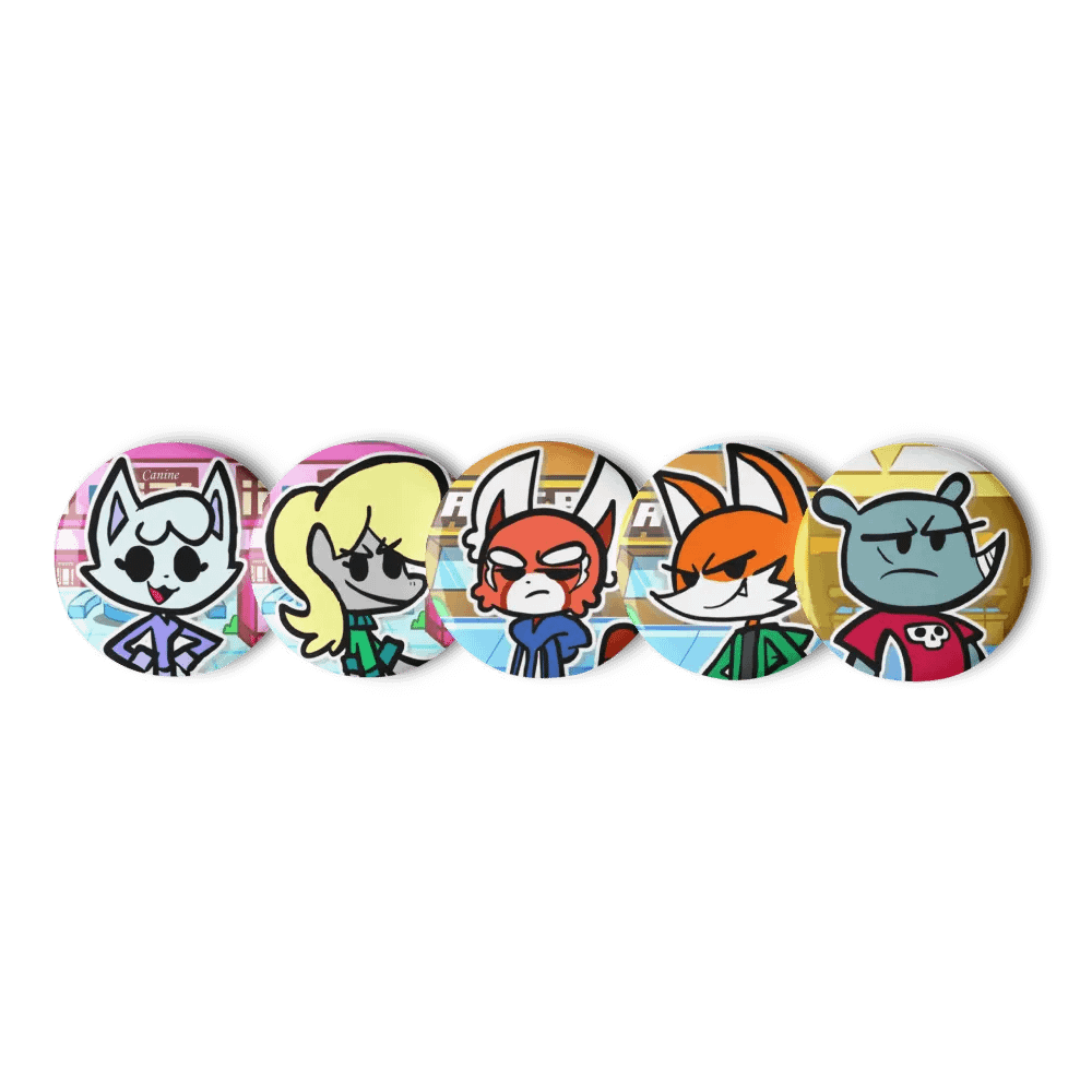 Top and RabRab Pin Buttons Set 2 product image (2)