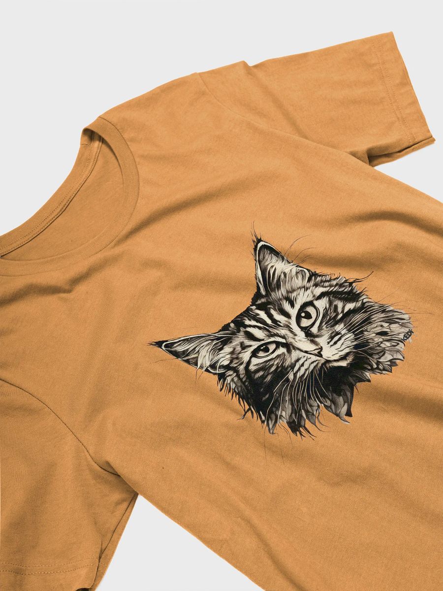 Whiskered Muse Cat Face T-Shirt product image (19)