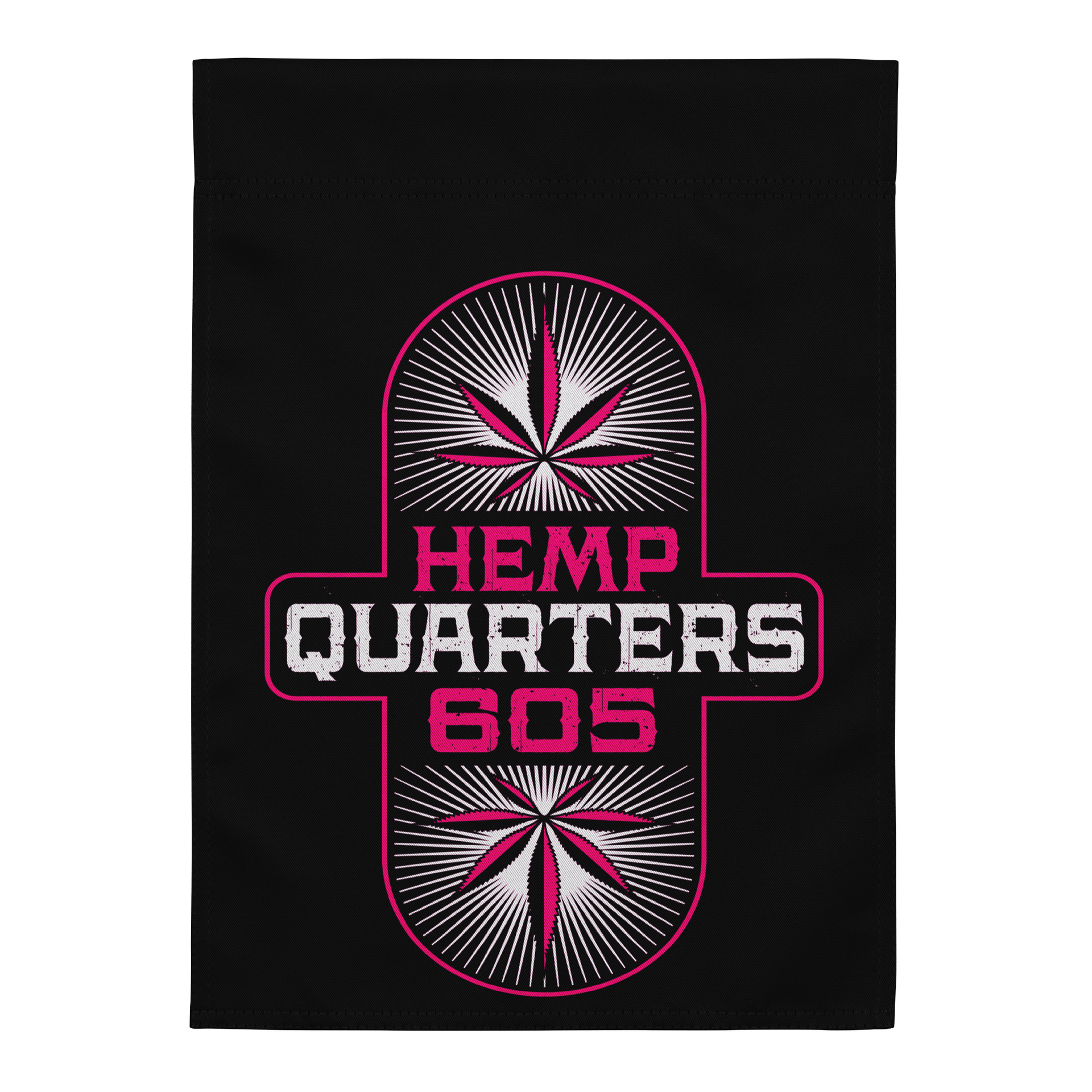 Hemp Quarters Pink Garden Flag product image (2)