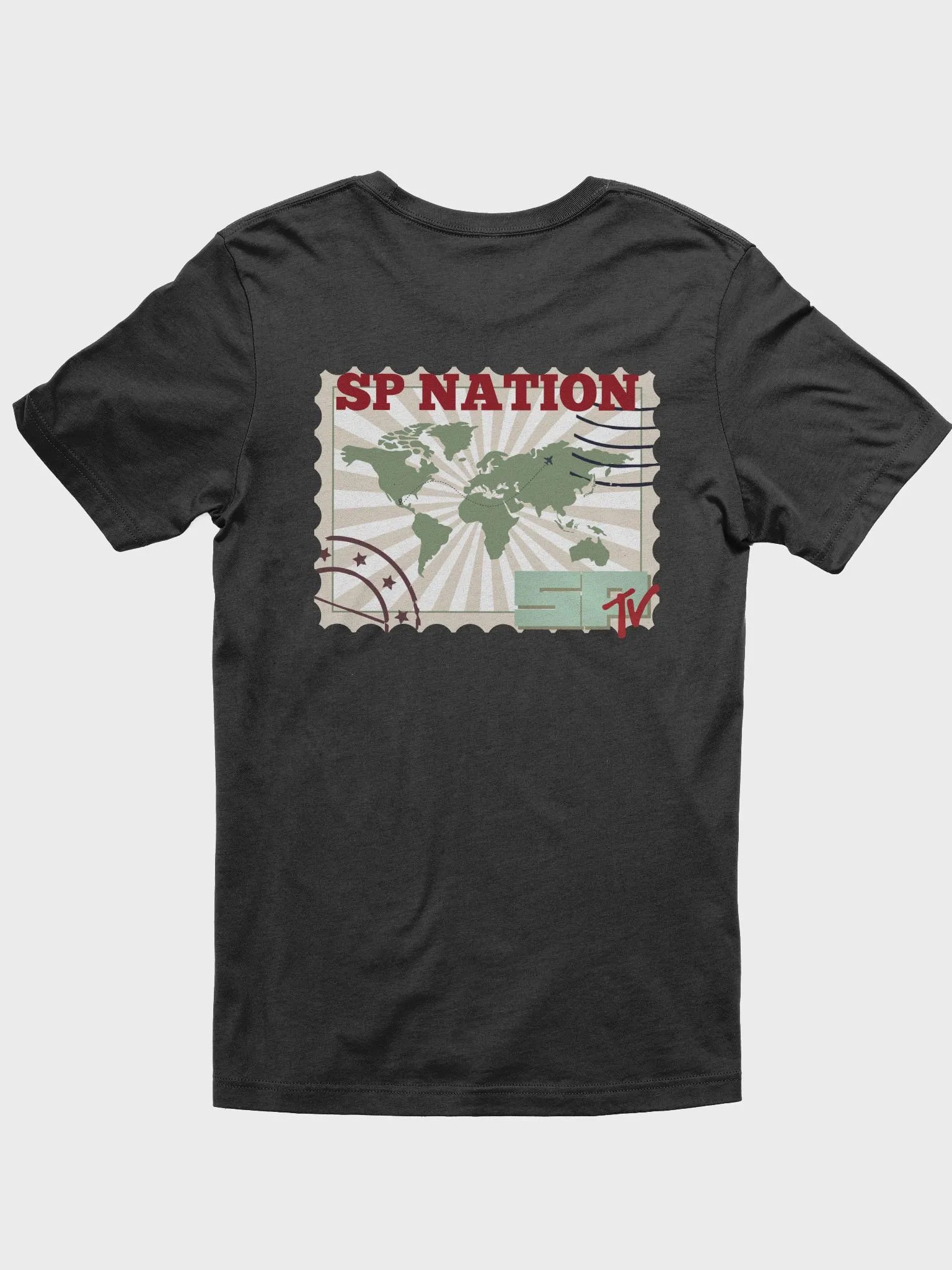 SP Nation - World Map - Design on Back of Shirt product image (1)