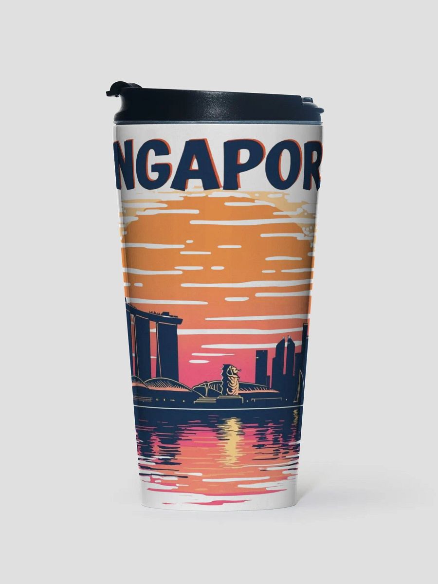 Sunset Skyline Singapore Stainless Steel Travel Mug product image (1)