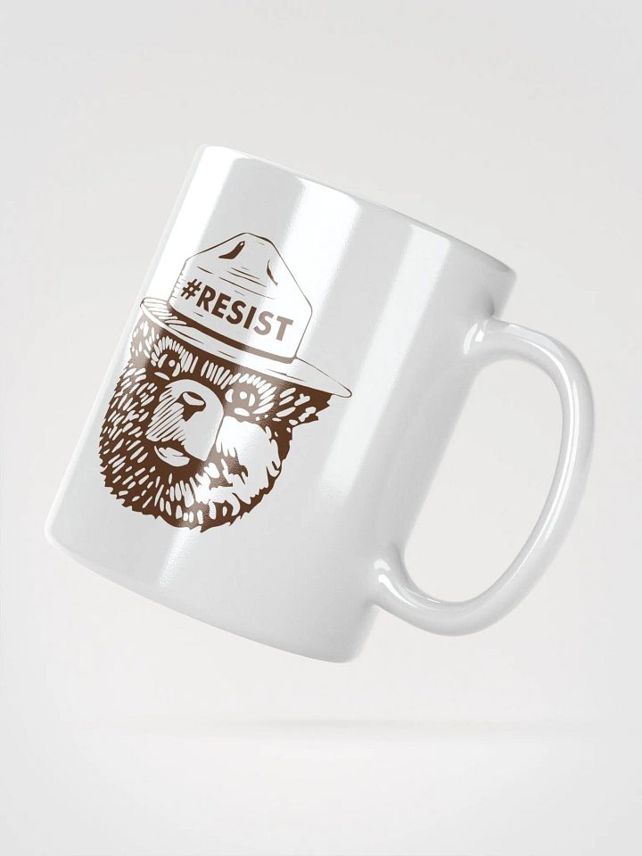 Smokey RESIST BEAR Ceramic Coffee Tea Mug Cup Cafe product image (2)