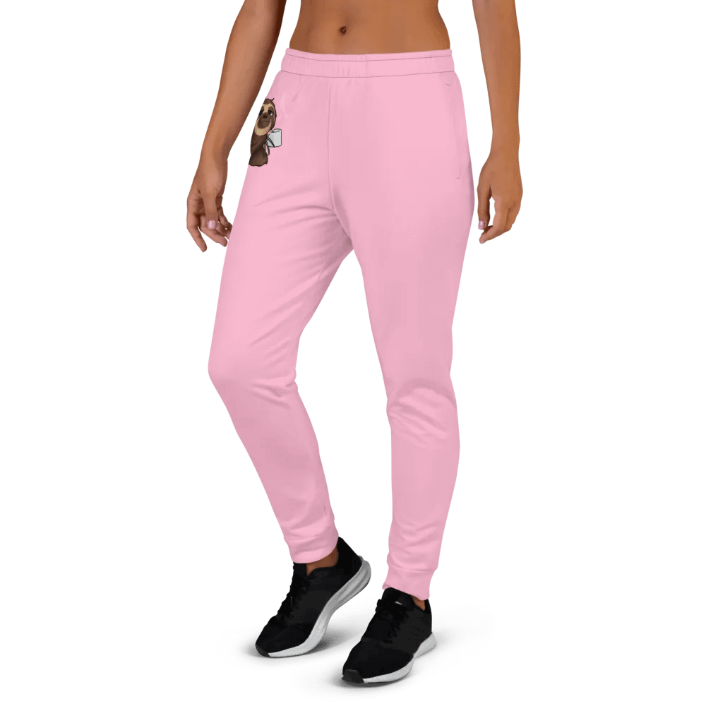 Sloth Serenity Women's Cotton Candy Pink Joggers product image (3)