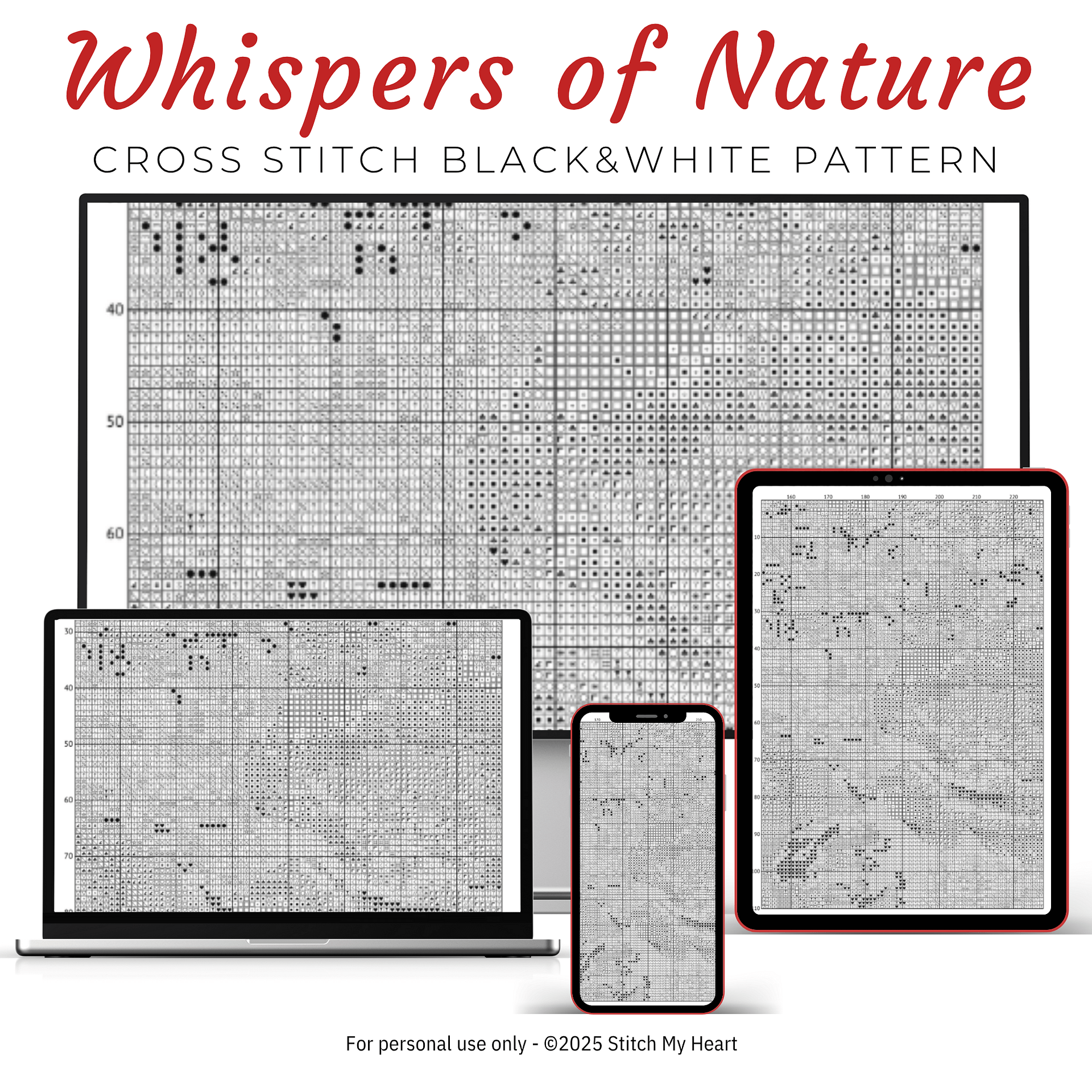 Whispers Of Nature Cross Stitch Pattern product image (4)