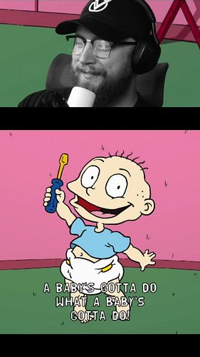 A baby's gotta do what a baby's gotta do. 👶🪛

Angelica was always mean, but Tommy never stopped being kind, even to her. It’s...