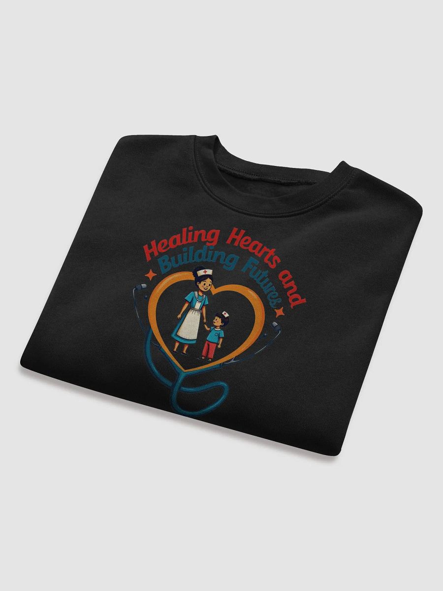 Healing Hearts Nurse & Child Crop Sweatshirt product image (23)