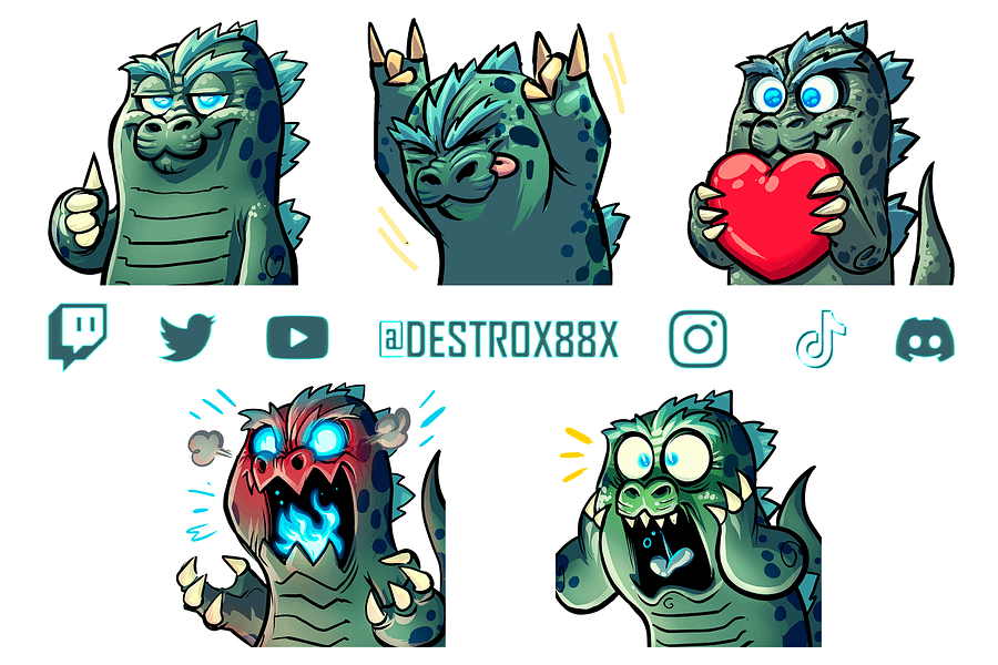 Goji Emote Stickers product image (1)