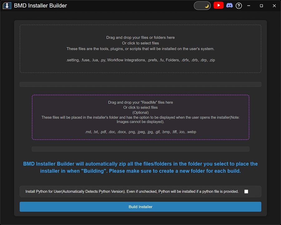 BMD Installer Builder | For Davinci Resolve Free and Studio & Fusion product image (1)