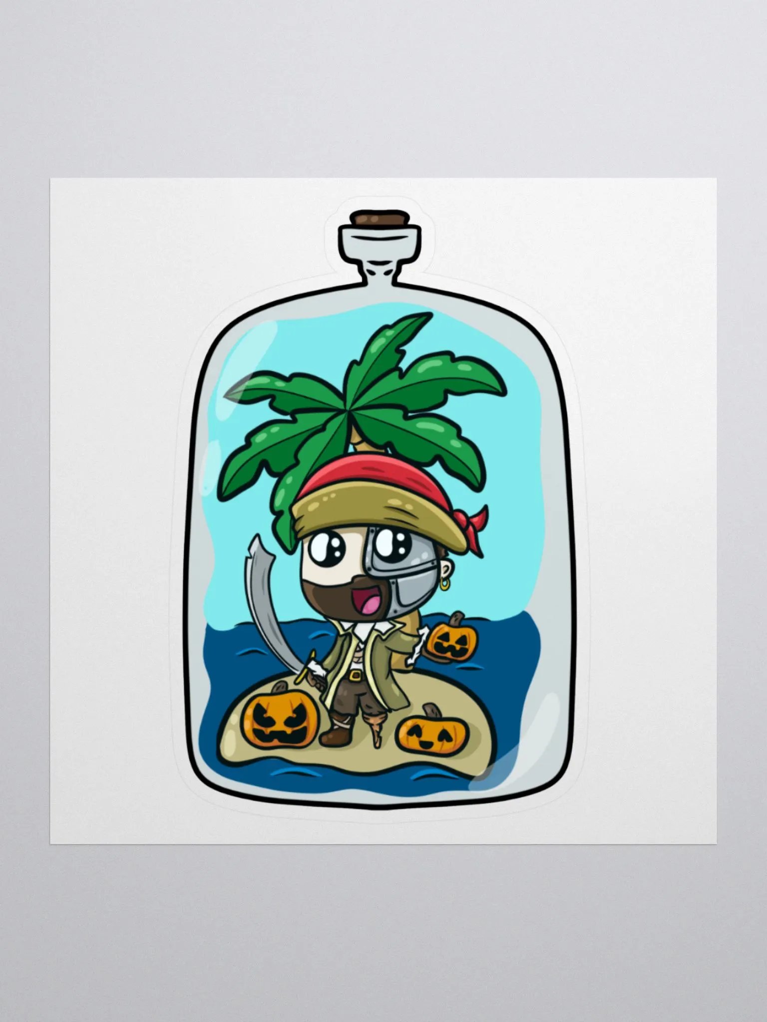 Pirate Syborg Sticker product image (1)