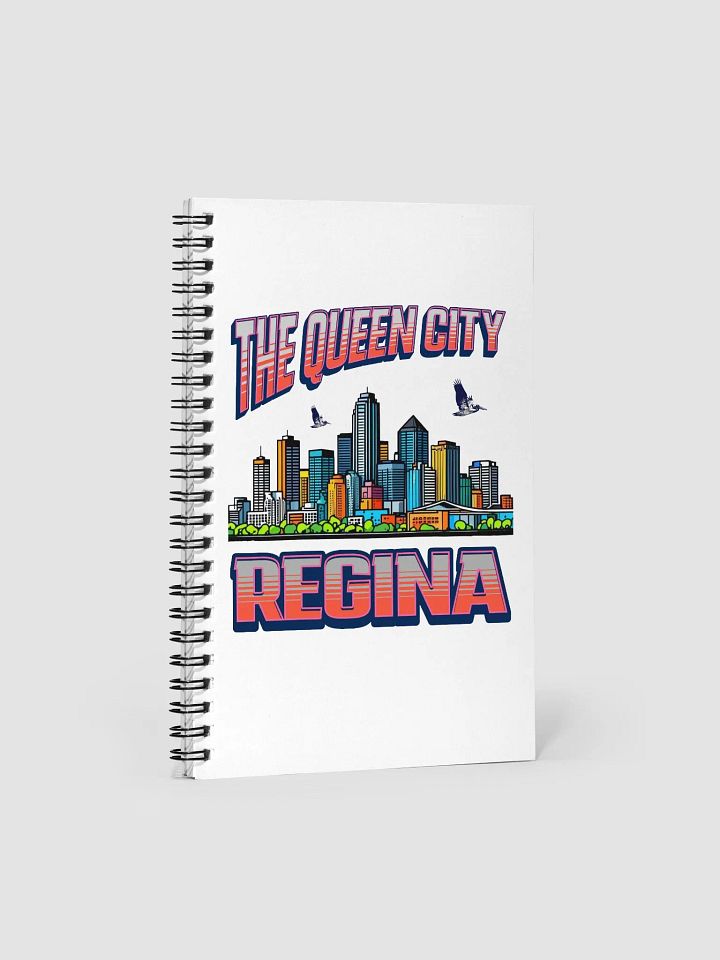 Regina The Queen City Skyline Spiral Notebook product image (1)