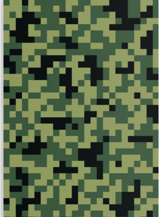 Military Green Camouflage Pixels Camo Pattern Matte Wrapping Paper Set product image (2)