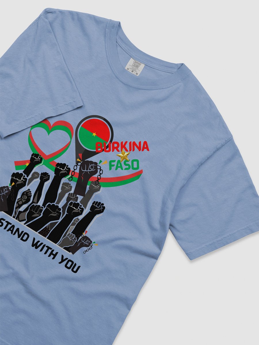 Men's Gray T-Shirt Burkina Faso We Stand With You product image (42)