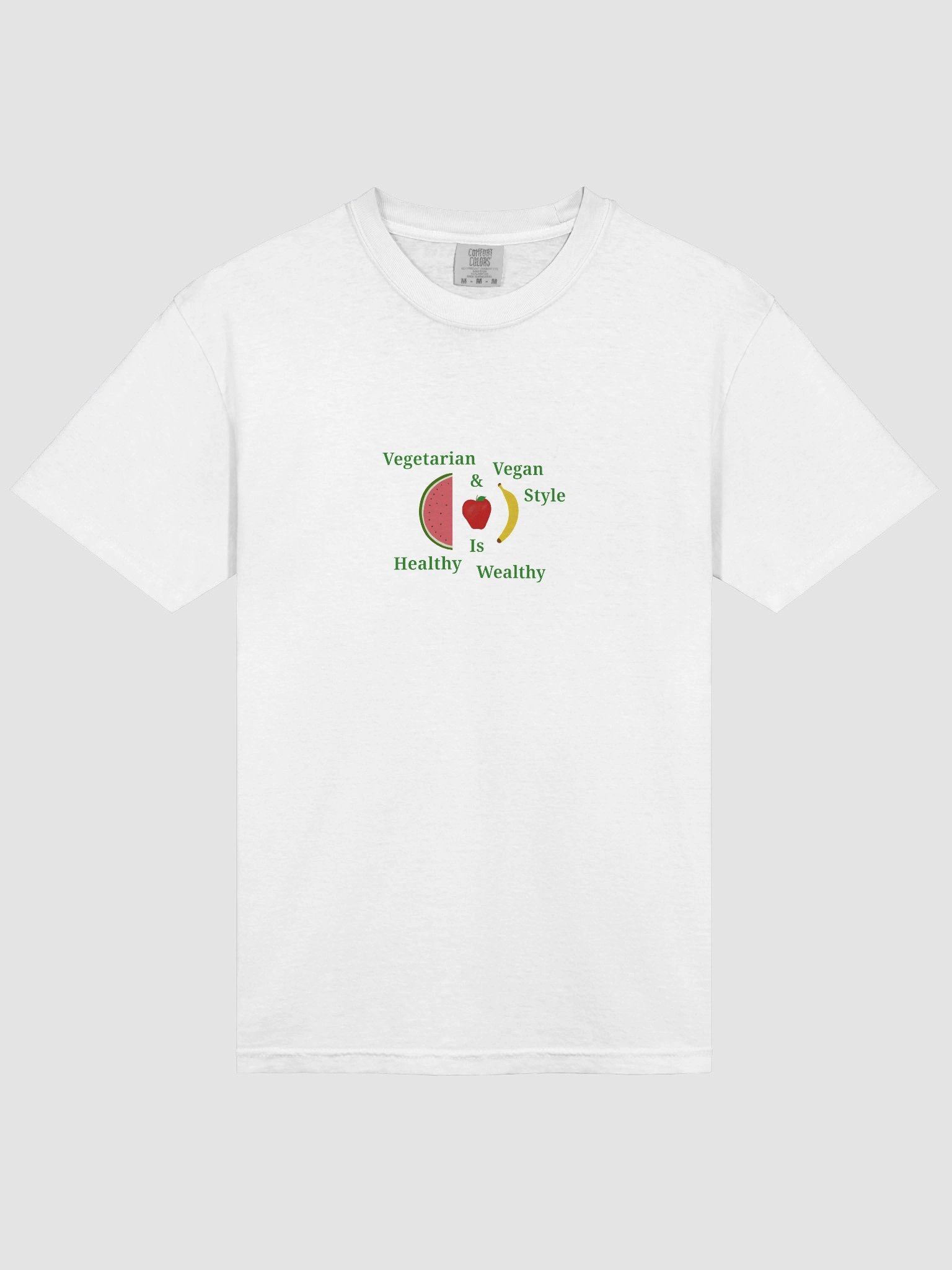 Healthy & Wealthy Vegan Style T-Shirt product image (3)