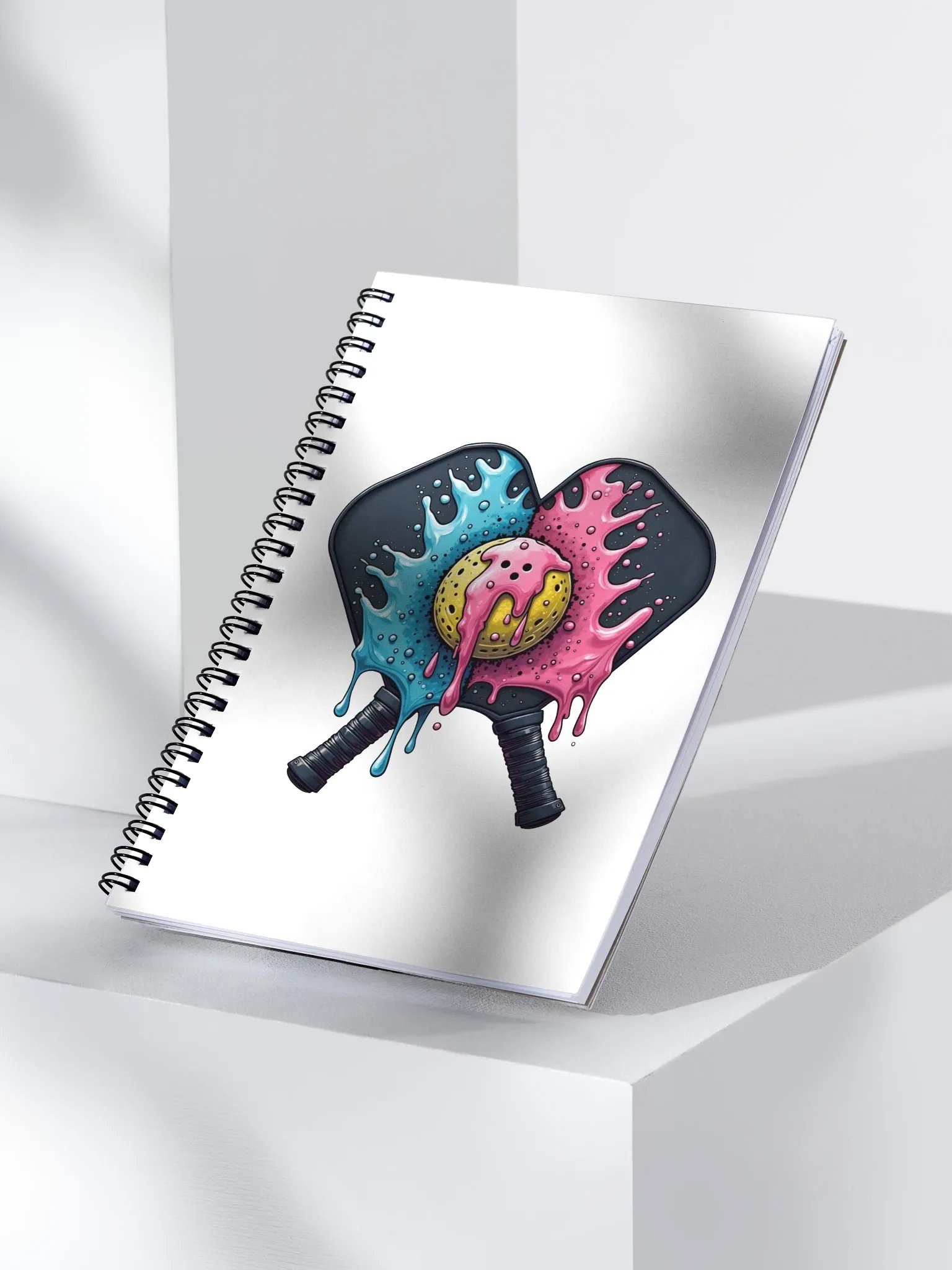 Ice Cream Pickleball Splatter Splash Notebook product image (3)
