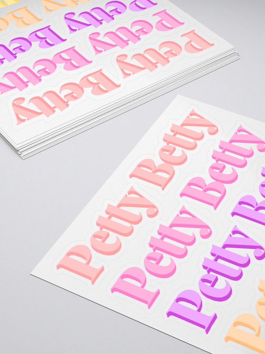 Petty Betty Sticker - Multi product image (4)