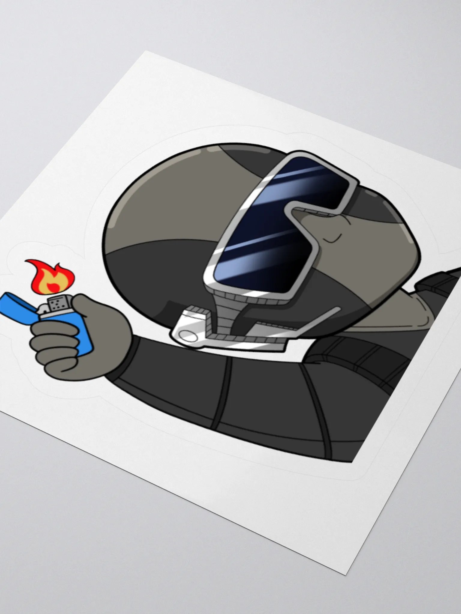 lighter emote Kiss Cut Stickers product image (7)
