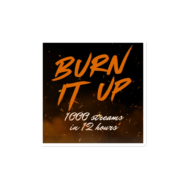 Embered Streams Gundo "BURN IT UP" Die-Cut Magnets product image (2)