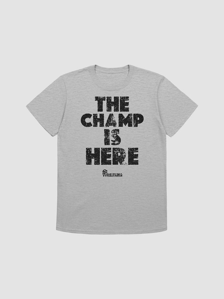 QSHW THE CHAMP IS HERE (BLACK DESIGN) T-SHIRT product image (1)