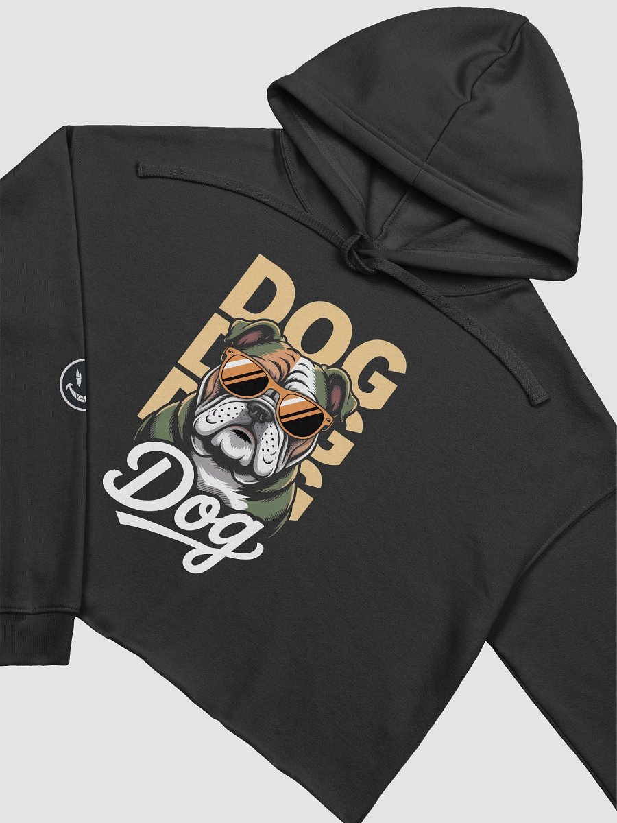 Bulldog Vibes Crop Hoodie product image (1)