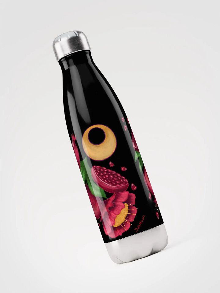 Pastel Poms Stainless Steel Water Bottle product image (1)