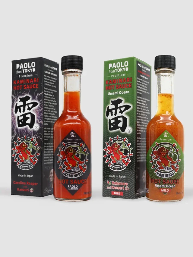 Paolo fromTOKYO Premium Kaminari Hot Sauce - Original + Umami Ocean product image (1)