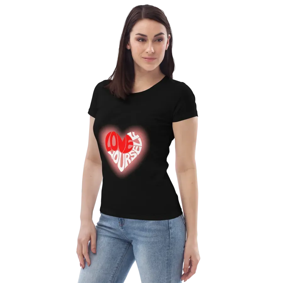 Love Yourself Heart Graphic Tee product image (7)