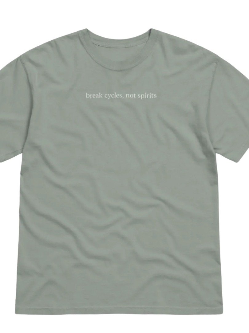 Break Cycles Not Spirits Tee product image (1)