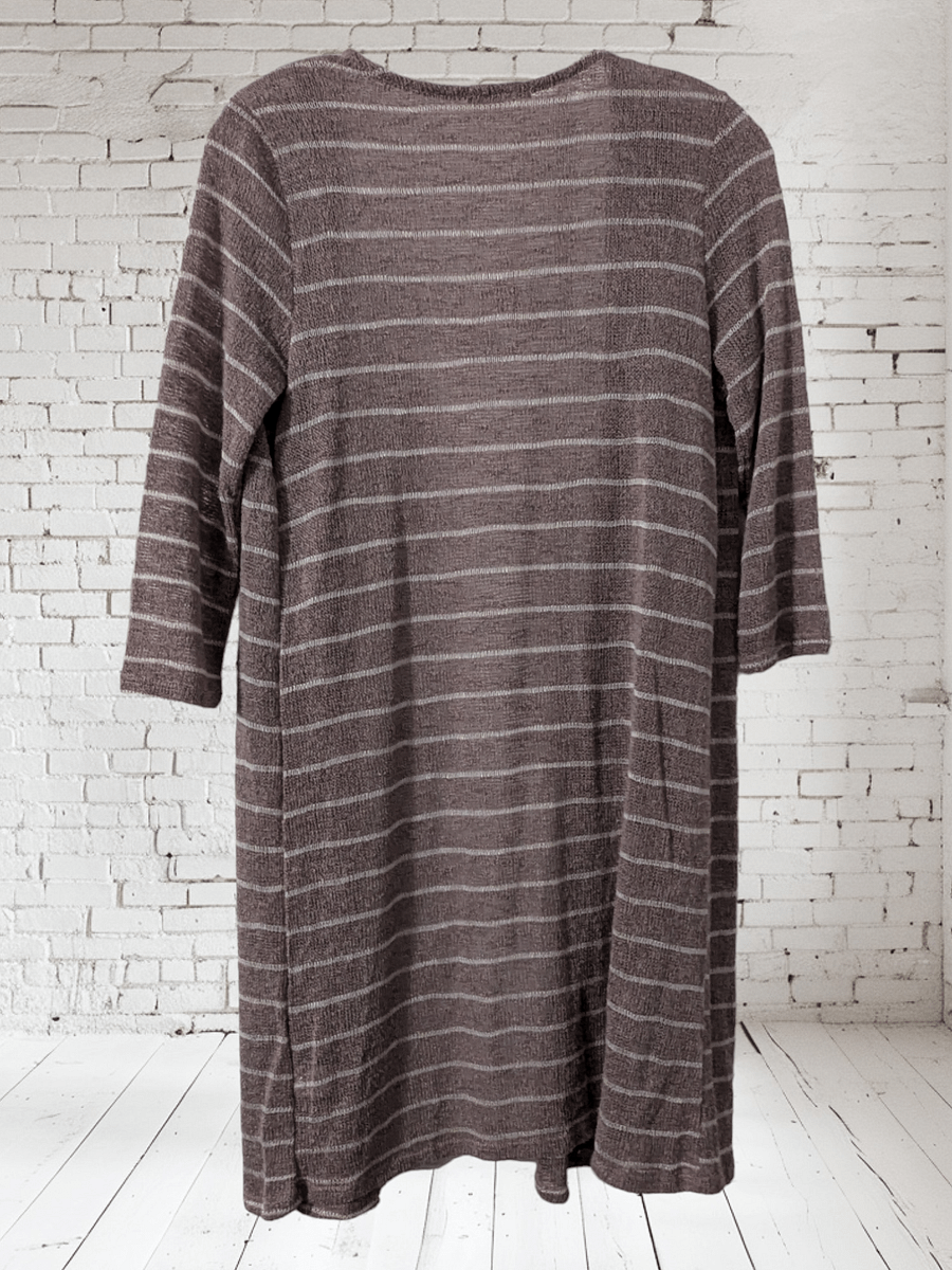 S Striped Three Quarter Sleeve Cardigan product image (2)