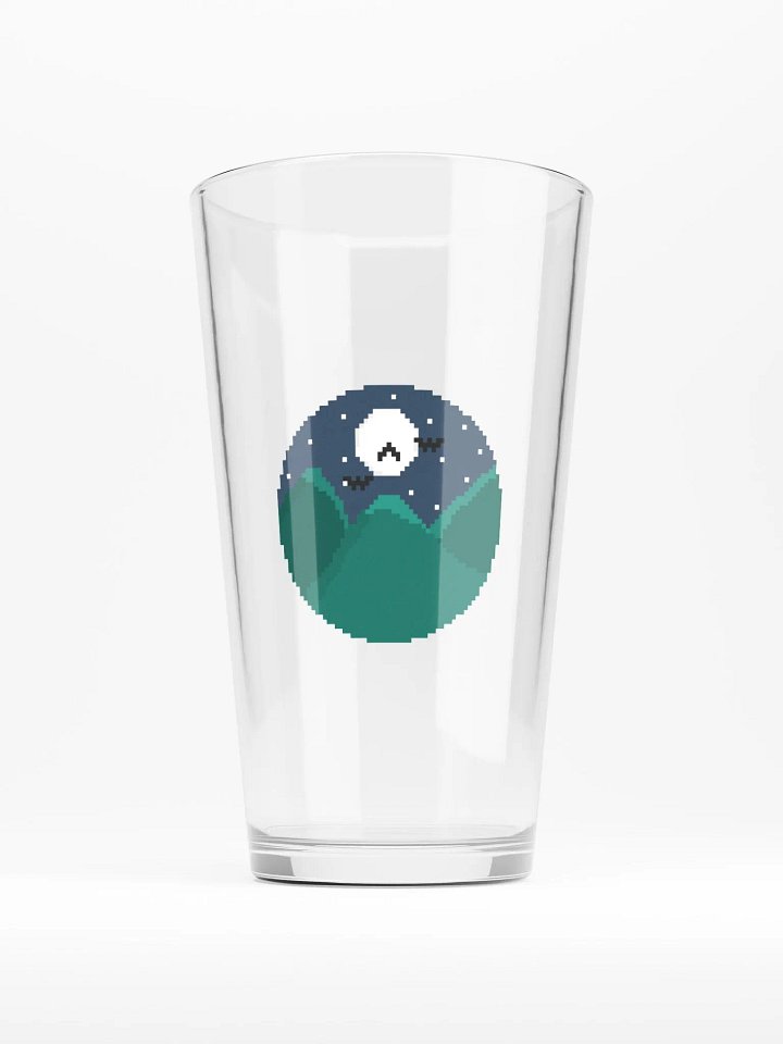 Mountain Harbingerofbeth Logo Pint Glass designed by Cassafrassarole product image (1)