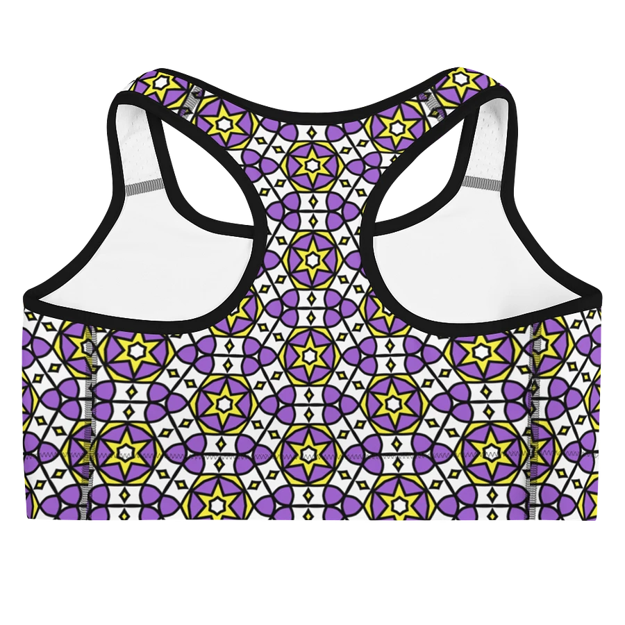 Non-Binary Abstract (2) - Sports Bra product image (4)