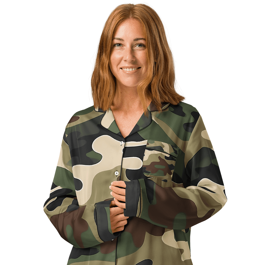 Women's Long Sleeve Pajama Top camo product image (3)
