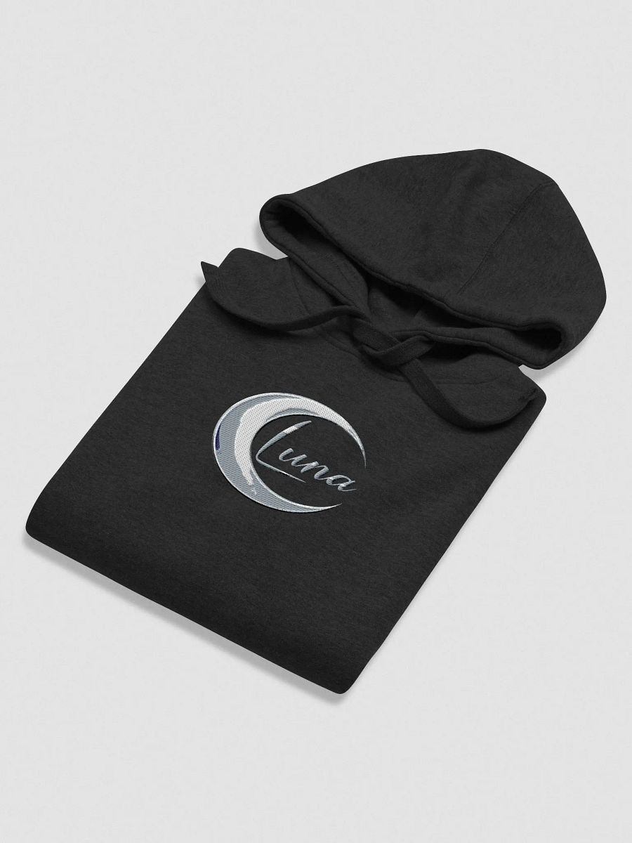 Luna Crescent Unisex Premium Hoodie - Celestial Moon Design - TDSMusic product image (4)