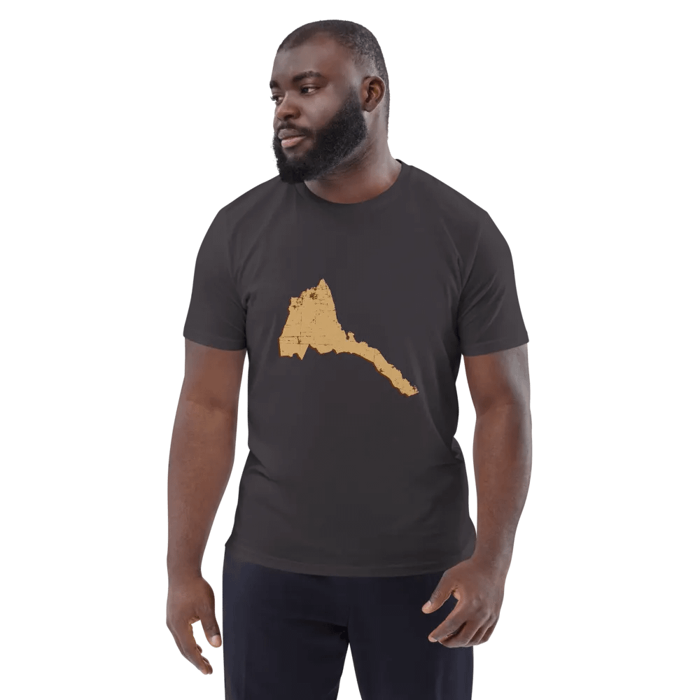 Vintage Eritrea Map Organic Tee product image (137)