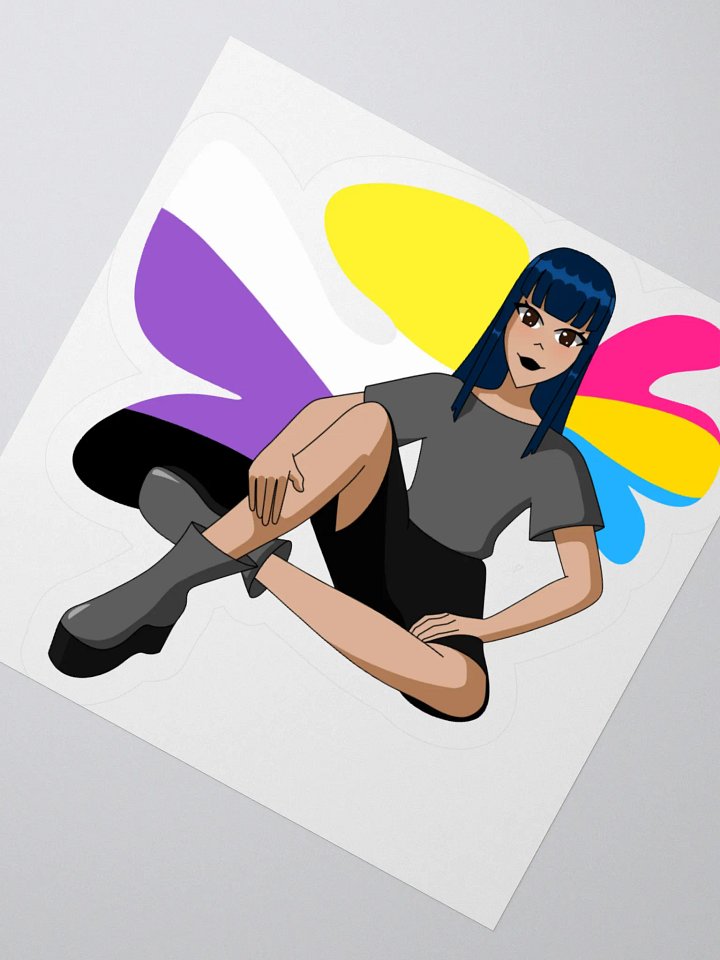 Su-Jin Pride Sticker 3" x 3" product image (2)