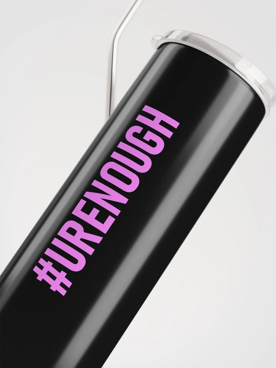 20 oz #URENOUGH - High Grade Travel Tumbler with Straw - pink product image (5)
