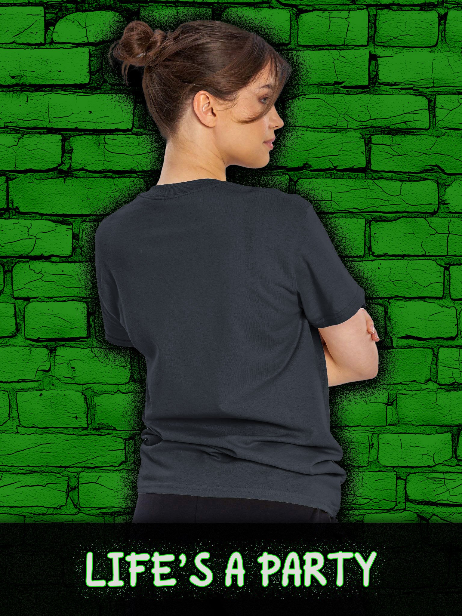 LIFE'S A PARTY JUST ADD MUSHROOMS Heavyweight T-Shirt product image (4)