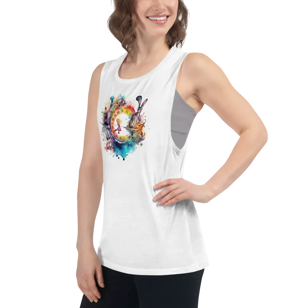 Whimsical Wonderland Flowy Tank product image (6)