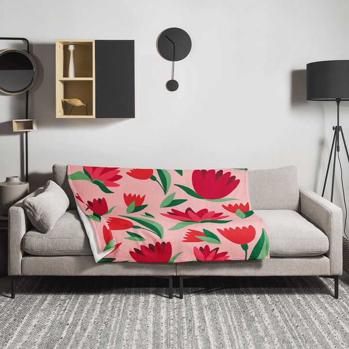 Bloom Burst Throw Blanket product image (2)